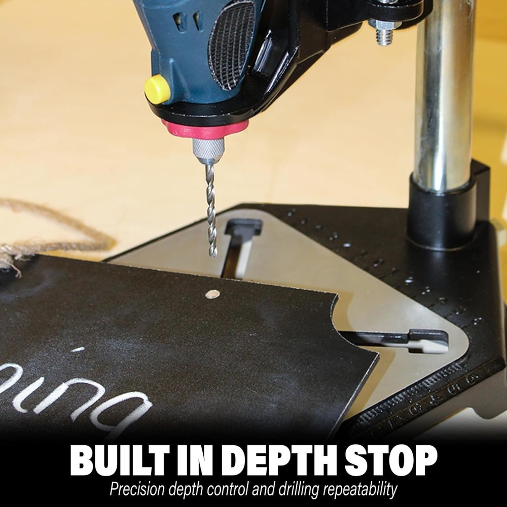 1097 ToolStand - Variable Speed Drill Press Stand, Compatible with Dremel, Black