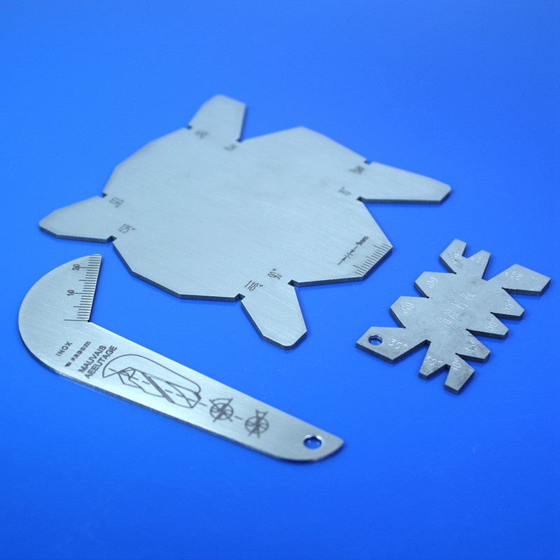 Drill bits angle gauge 3pcs set Dirll sharpener tools S/S inspection angle gage