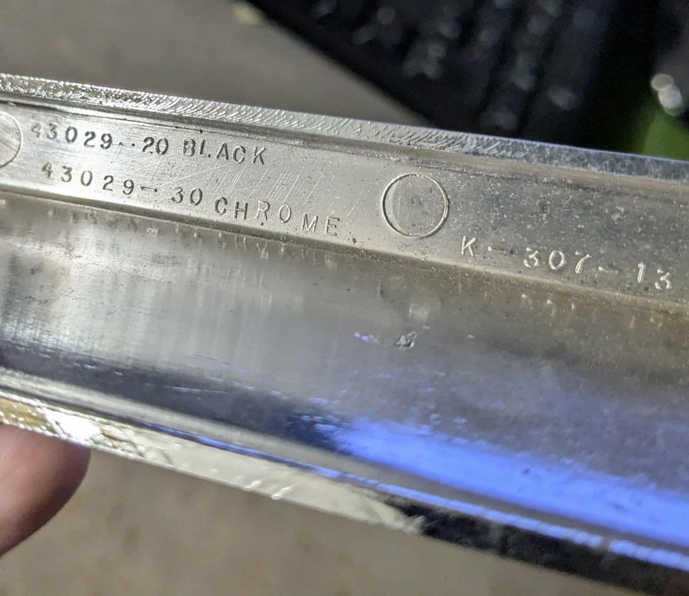Chrome Bezel Rectangular Headlight Trim Peterbilt # 3-2048-2 Ref. 43029-30 NEW