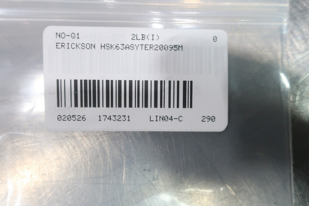 Erickson HSK63ASYTER20095M Synchro Plus Tapping Chuck