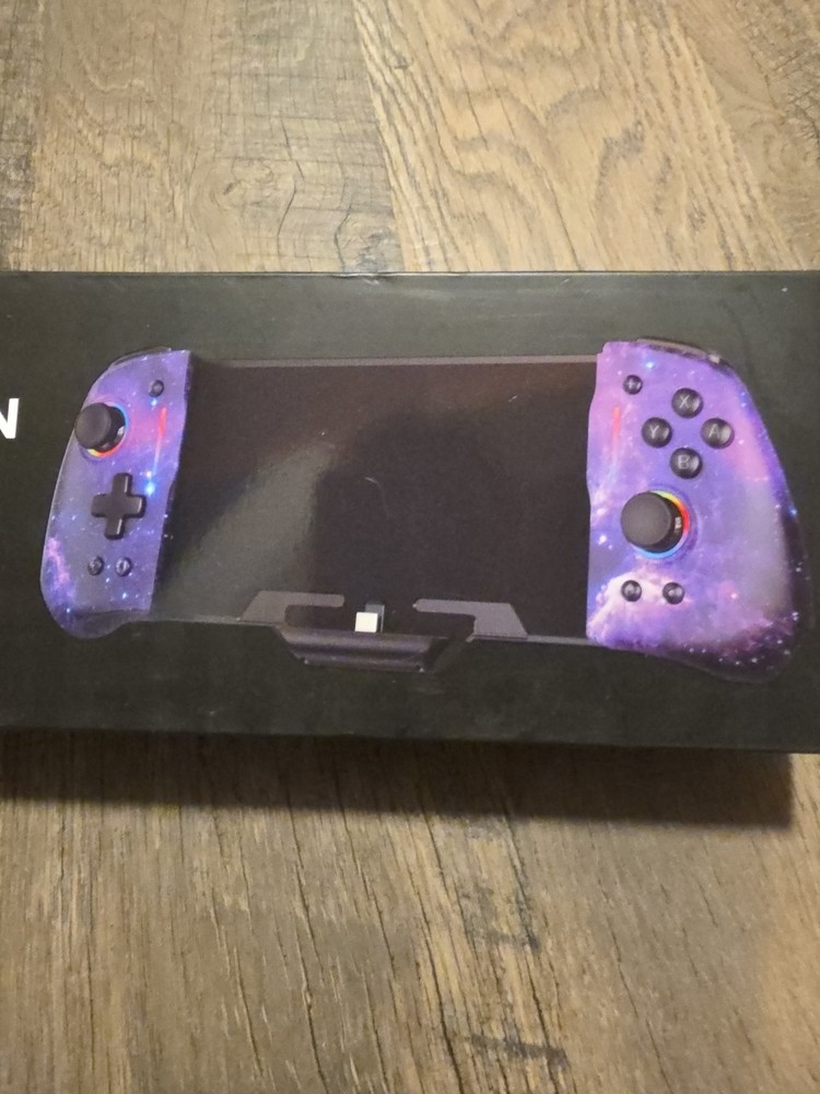 Nexigo Gripcon For Nintendo Switch/Switch OLED Joycon Controller Case Clear Ice