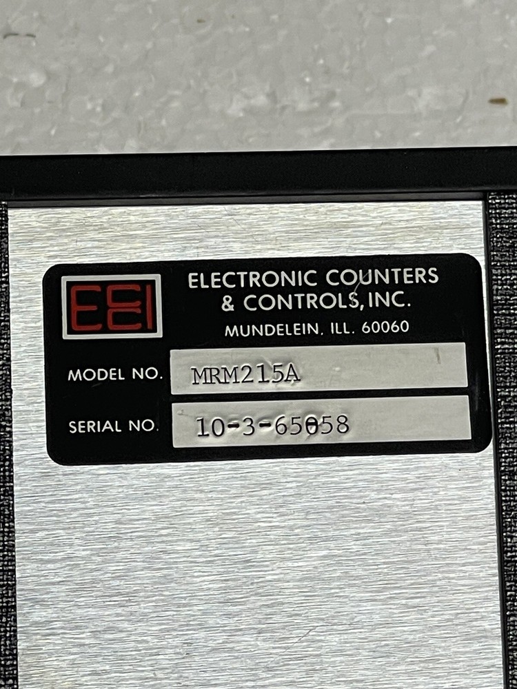 ELECTRONIC COUNTERS & CONTROLS - INPUT CALIBRATOR MRM 215
