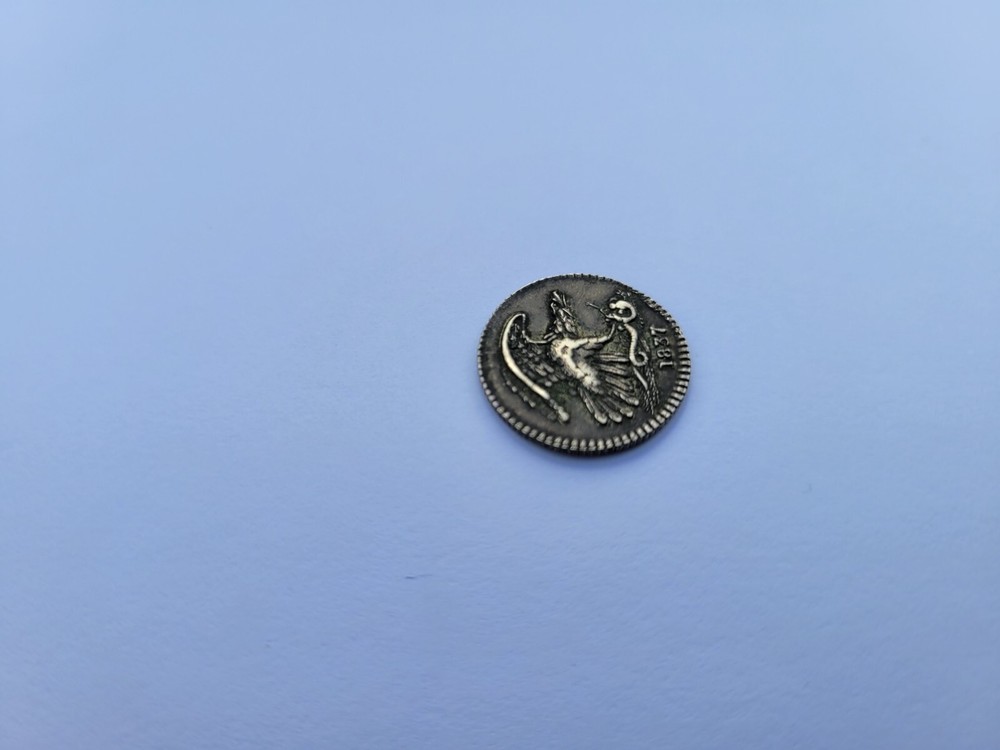 1837 Feuchtwanger Composition One Cent Off Center Strike Coin Nice Details