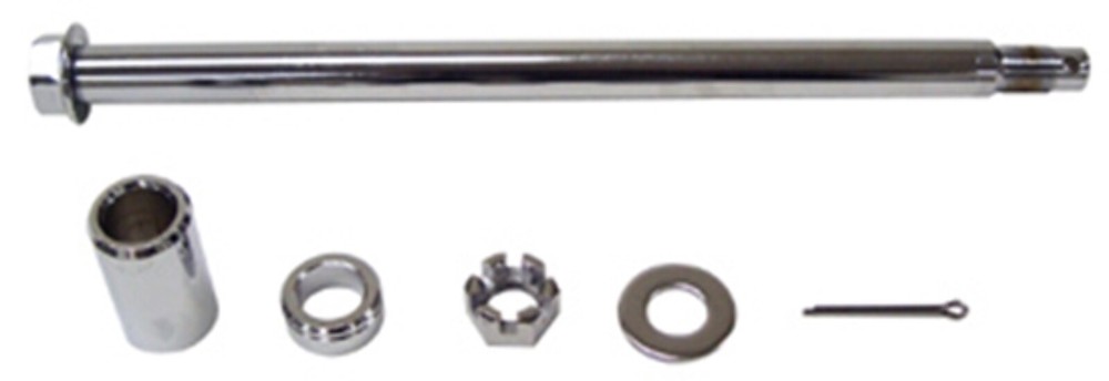 CHROME REAR WHEEL AXLE KIT FOR HARLEY SOFTAIL 2000-2006