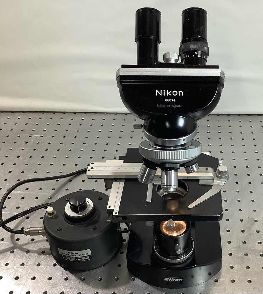 Nikon Binocular Phase Microscope w/ Four Objectives