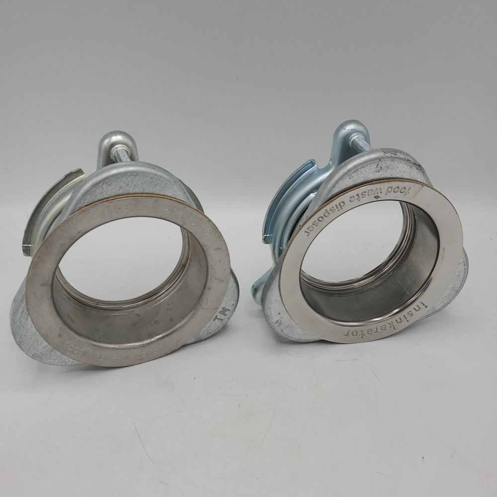 Pair Quick Lock Mount in Chrome for InSinkErator Garbage Disposal