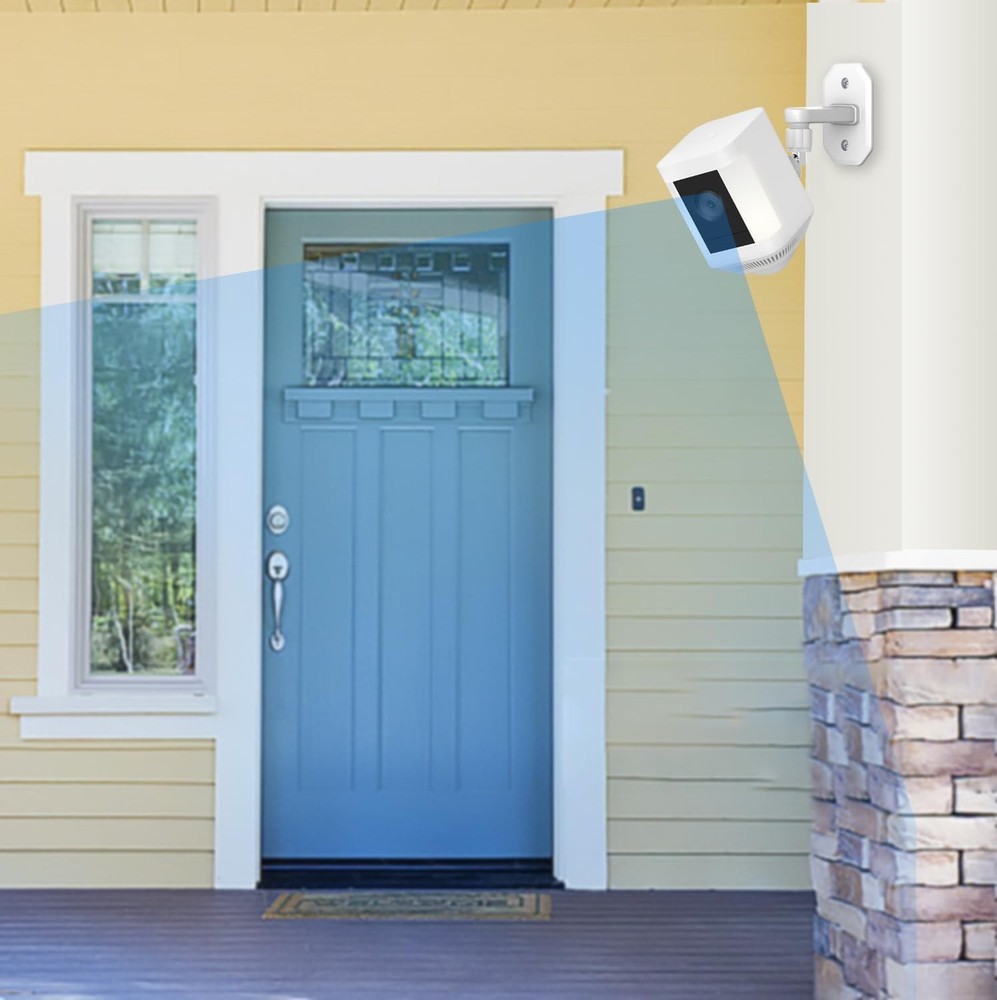 Adjustable 2-Pack Wall Mount for Ring Spotlight Cam - Enhanced Stability