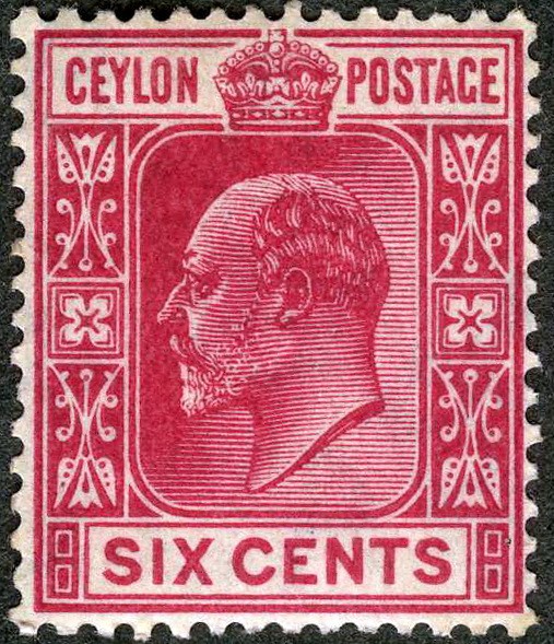 Ceylon 1904 King Edward MH (SC# 182)
