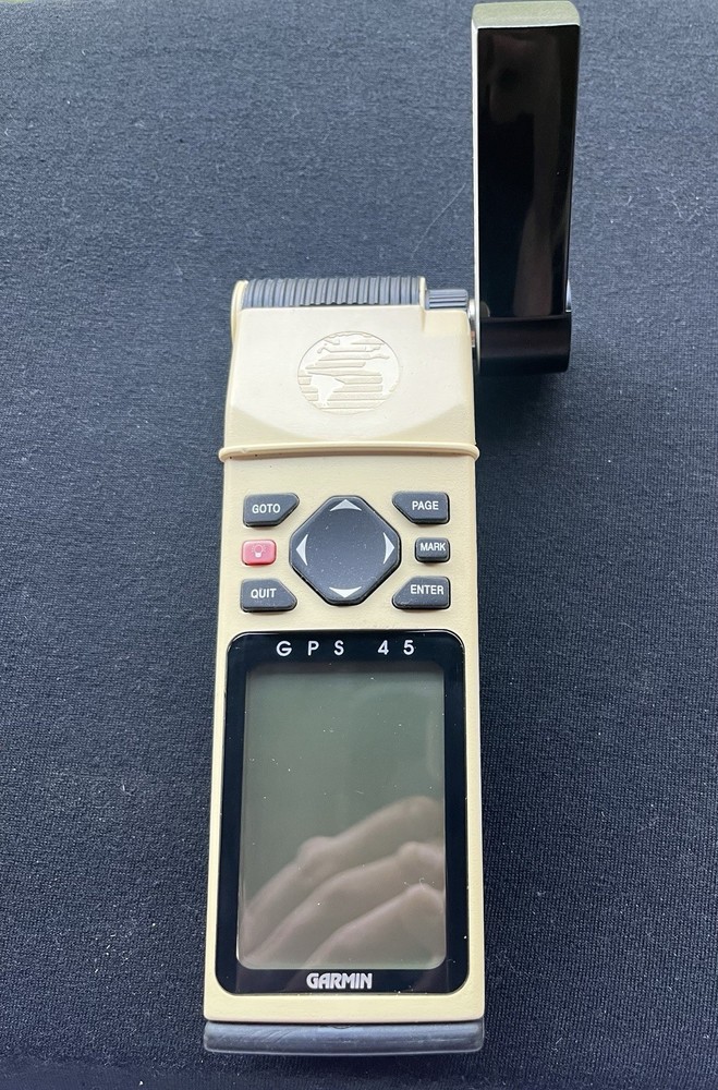 Garmin GPS 45 Handheld Hiking GPS with Carrying Case & Reference Guide