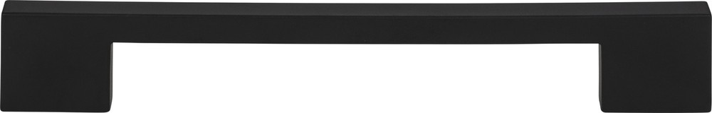 Atlas A826-BL Thin Square Pull 7 9/16 Inch (c-c) - Matte Black
