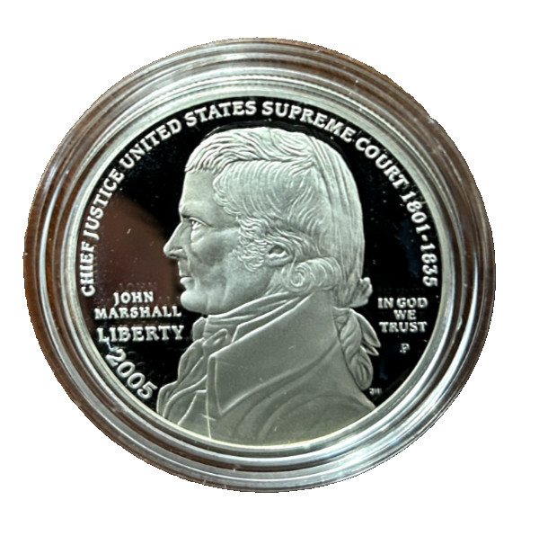 2005-P John Marshall Proof Silver Dollar US Mint Commemorative