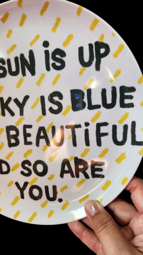 Dear Prudence lyrics plate