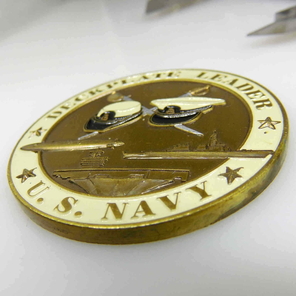 U.S. NAVY DECKPLATE LEADER CHALLENGE COIN