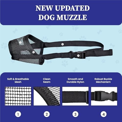 Soft Mesh Dog Muzzle