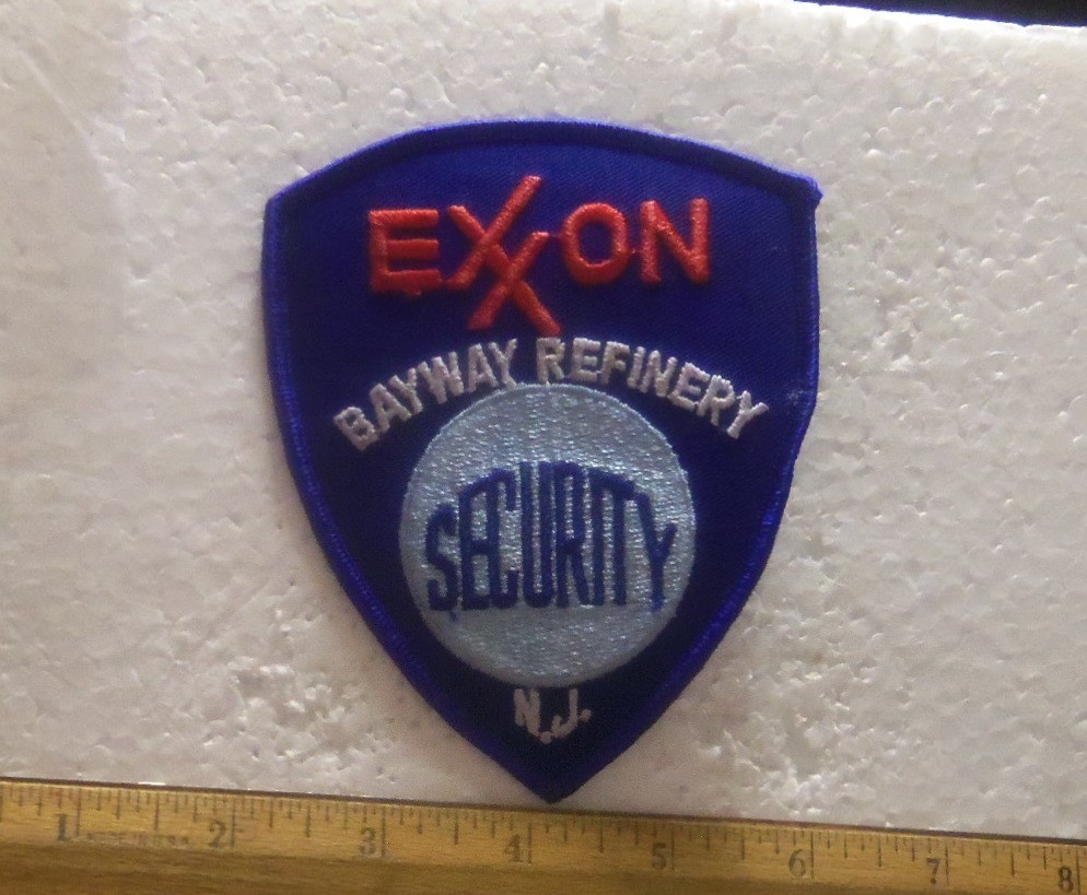 Exxon - Bayway Refinery - Security Embroidered Patch (NOS)