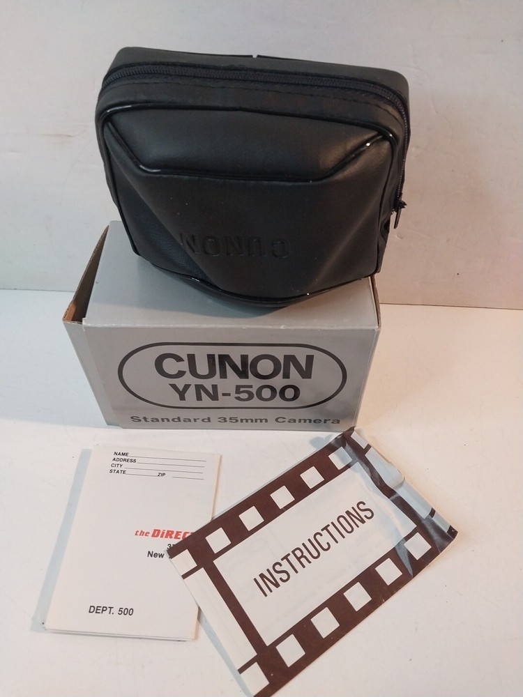 MINT IN BOX CUNON YN-500 Model 35mm CAMERA