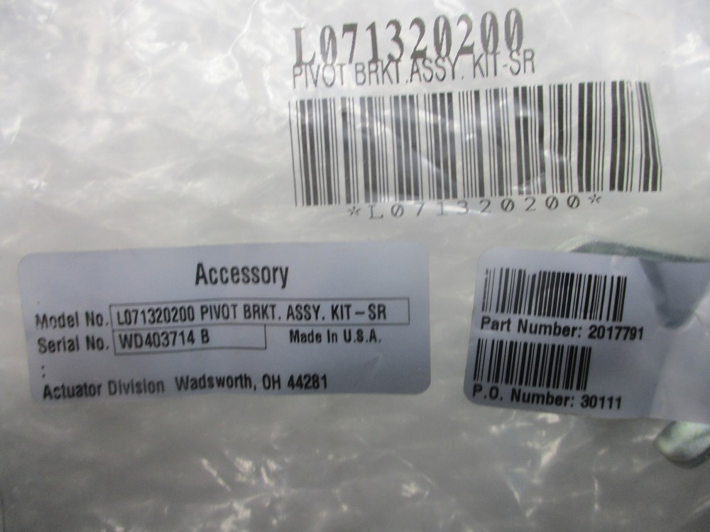 ACTUATOR DIVISION L071320200 KIT NSMP