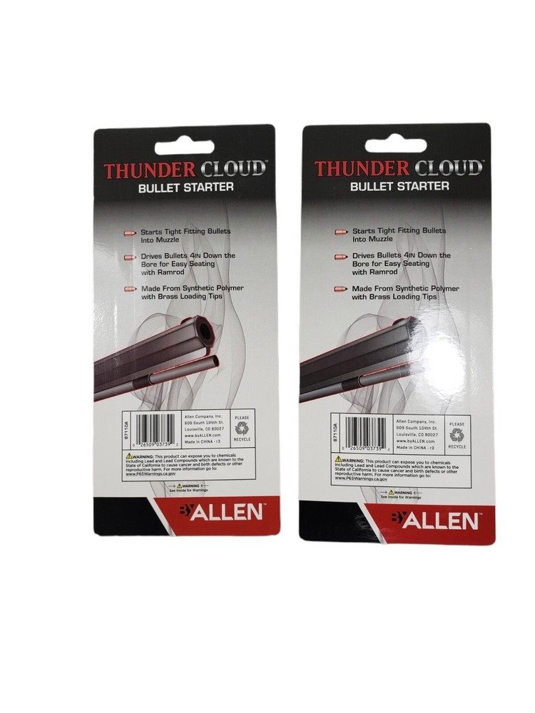 Allen Thunder Cloud Bullet Starter For Muzzleloader Hunting / Shooting- NEW!