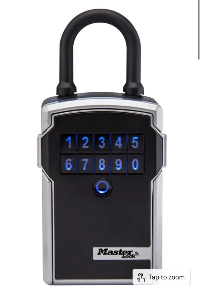 Master Lock Bluetooth Portable Lock Box Key Safe 5440EC