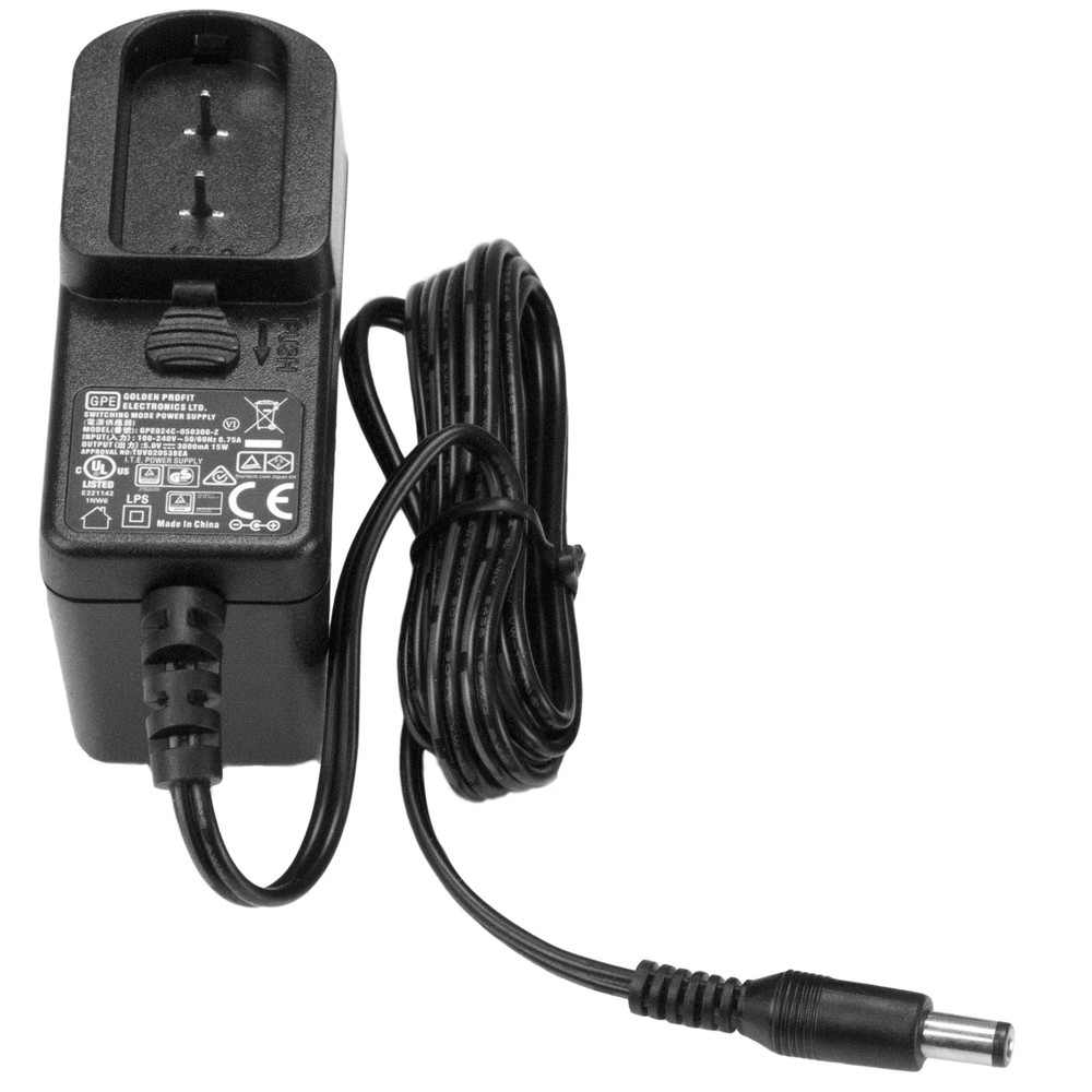 StarTech SVA5N3NEUA Replacement 5V DC 3A Power Adapter