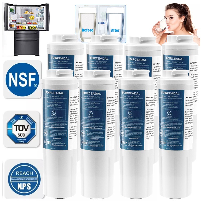 8~1 Pack Replacement Water Filter for Maytag UKF8001 UKF9001 469006 Refrigerator