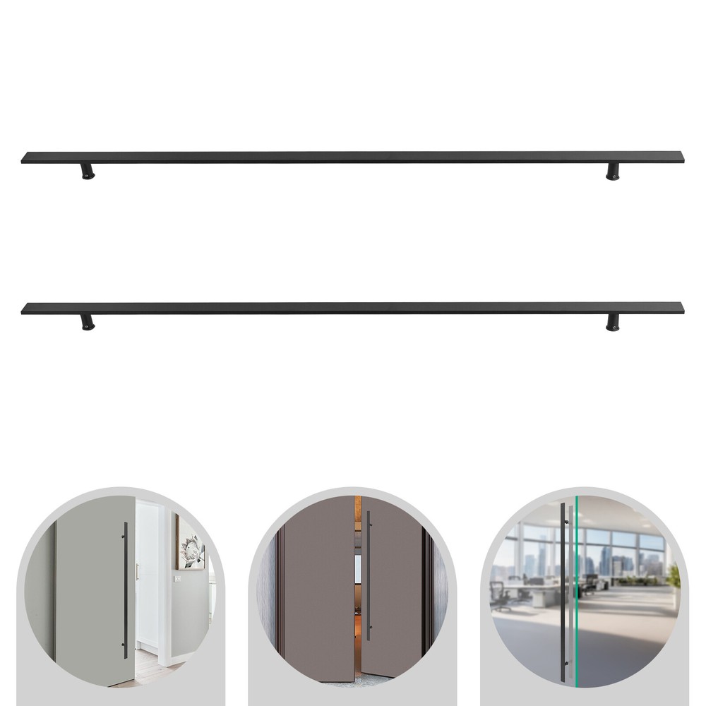 Pull Push Door Pull Handle Sliding Door Double Sided Handle Stainless H Shape