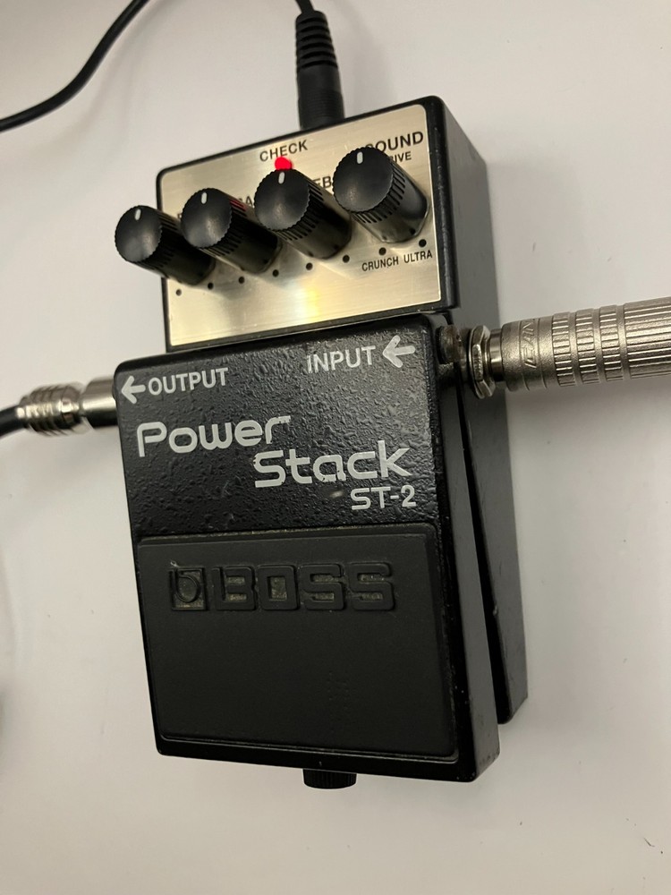 Boss ST-2 Power Stack Distortion Guitar Effect Pedal Tested Working from Japan