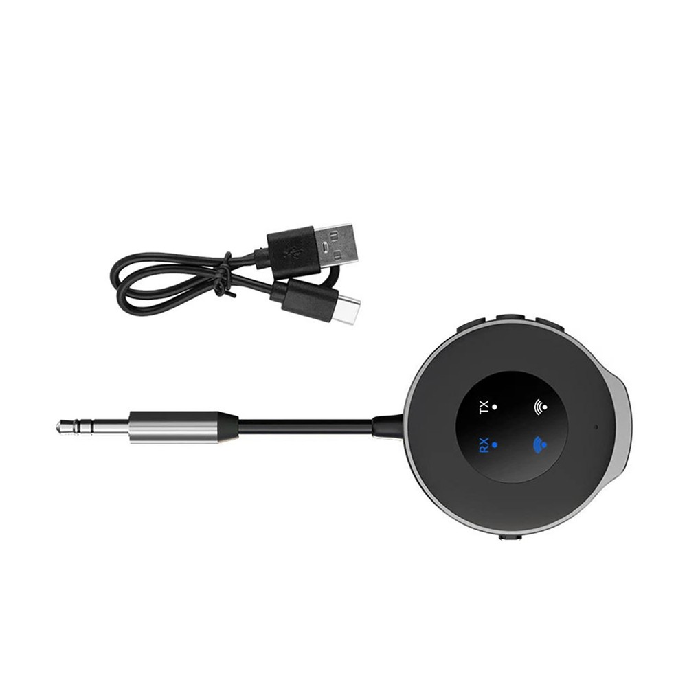 1×High Quality Bluetooth 5.3 Wireless Transmitter Receiver Car Aux Adapter