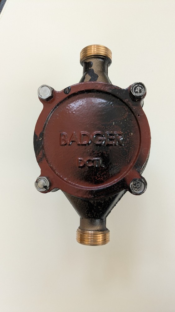 Badger Water Meter Model 25