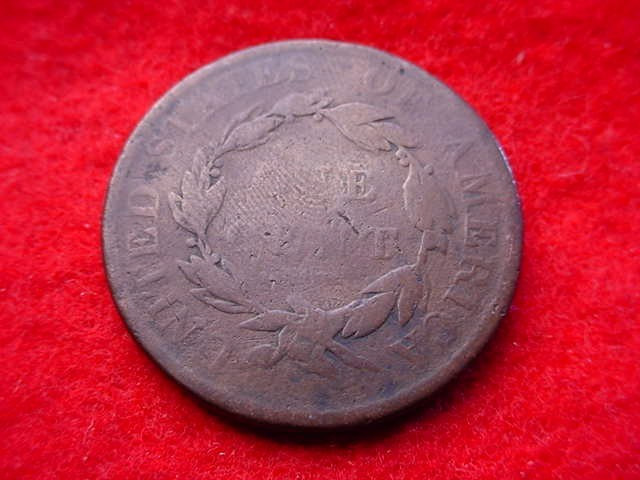1819 CORONET HEAD LARGE CENT COPPER COIN! #T-40