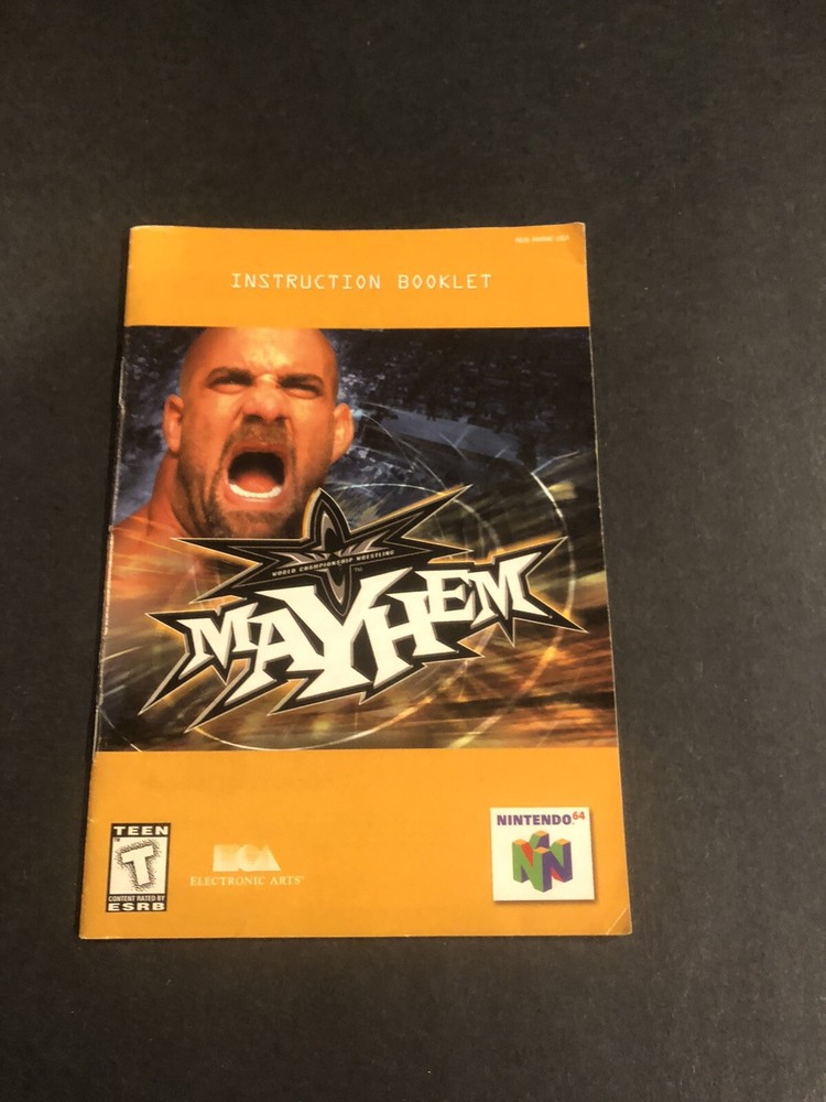wcw mayhem n64 manual