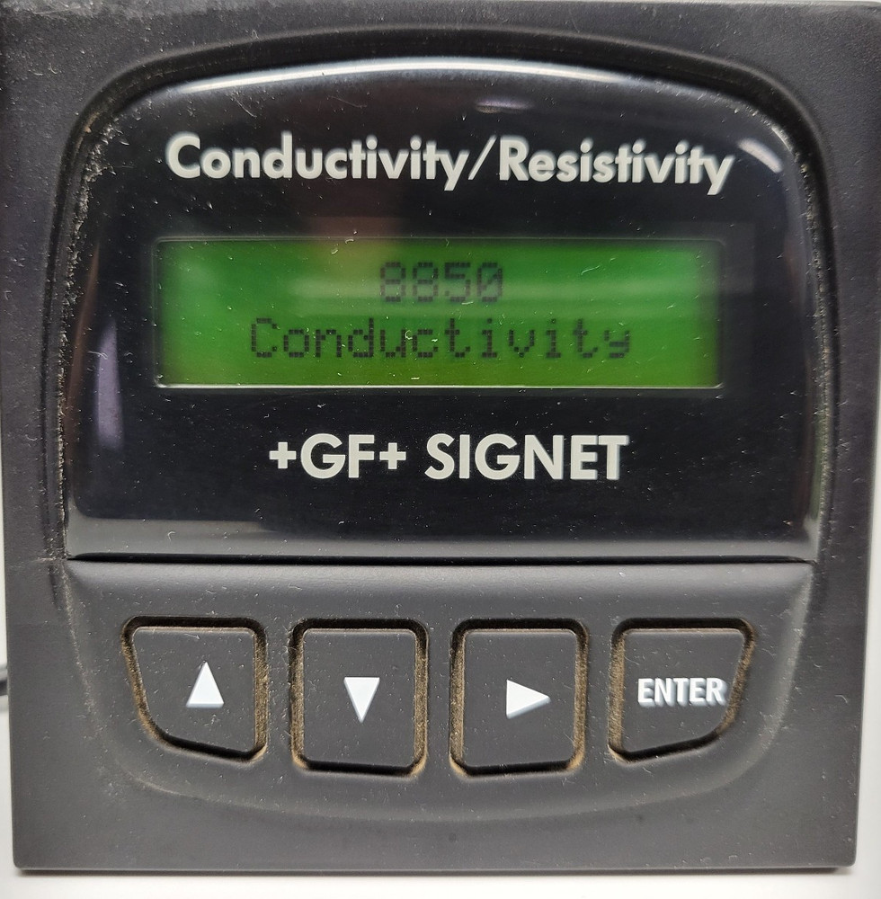 Signet 3-8850-1P Conductivity/Resistivity +GF+ Transmitter, Panel