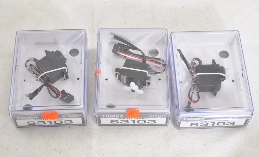 Futaba S3103 - Micro Mini Servo - New - Lot of 3