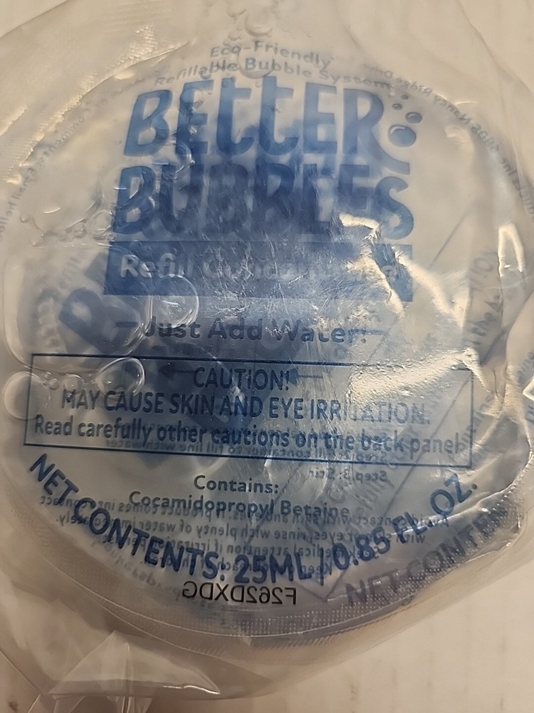 Bubble Blow Bubbles Solution Concentrate 12 Refill Each Packet Makes 5 OZ