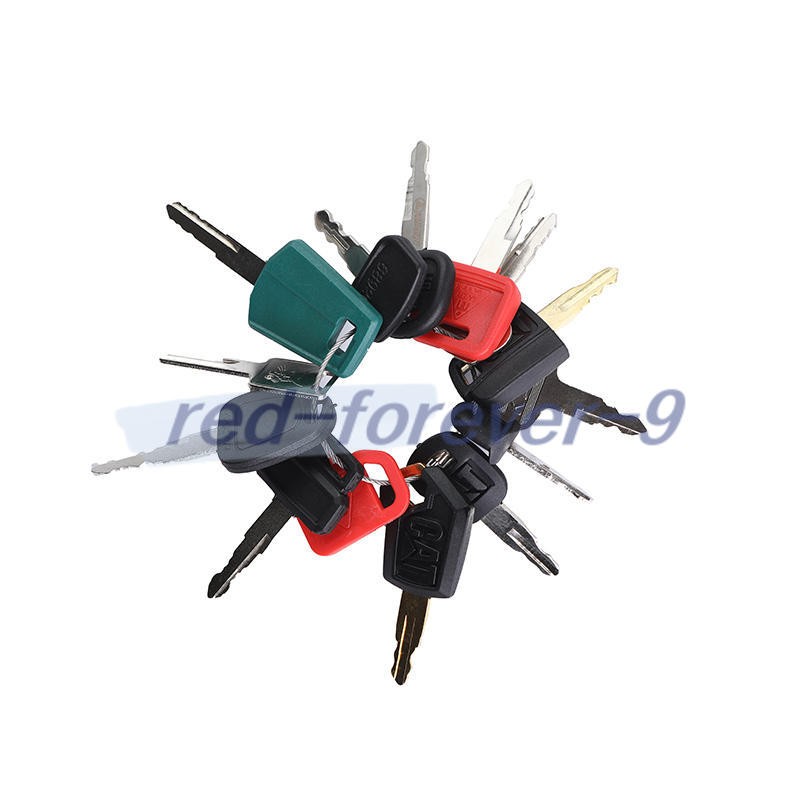 14pc Heavy Equipment Key Set Construction Ignition Keys For CAT