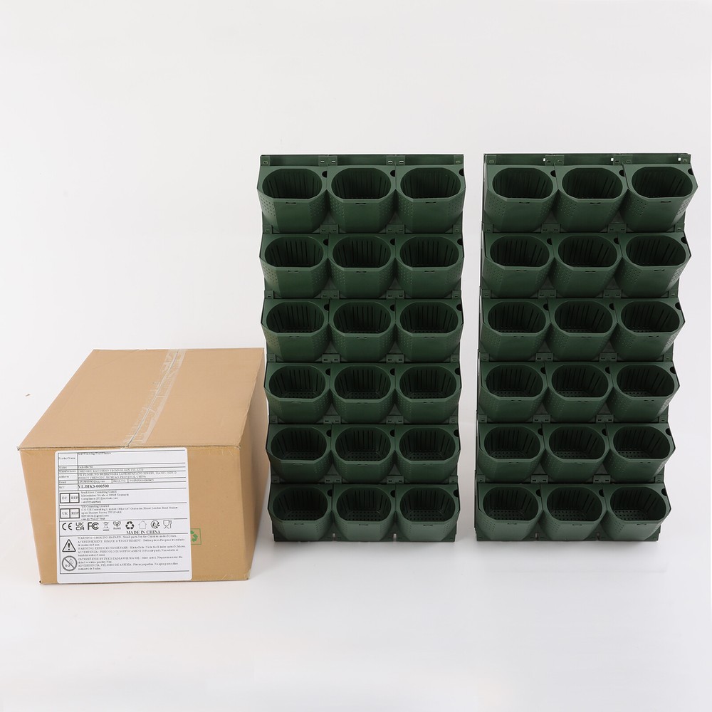 Vertical Wall Planter with 36 Pots - Space-Saving Garden Solution