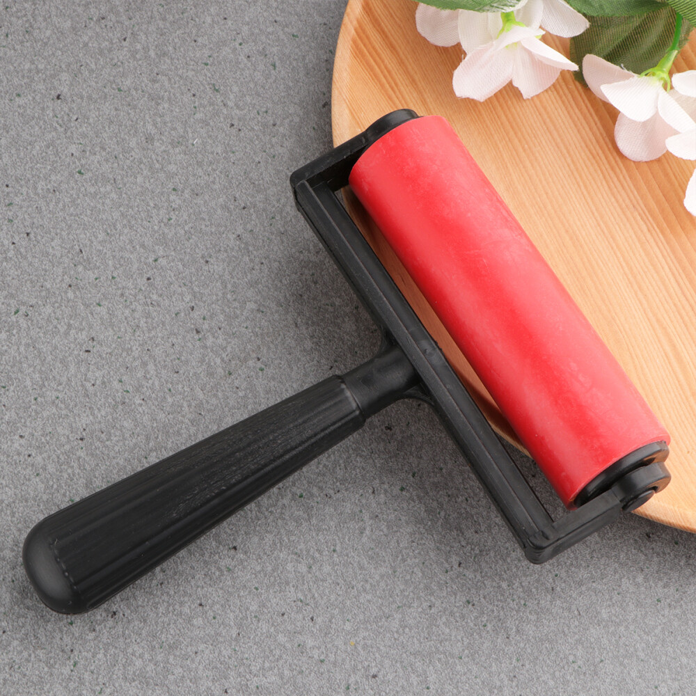 Rubber Glue Roller for Construction Tools Printmaking Brayer Rubber Brayer