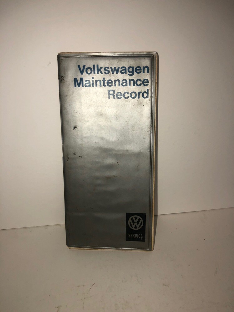 Volkswagen Maintenance Records Booklet