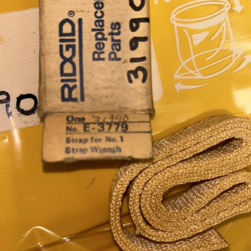 Genuine Ridgid E-3779 Replacement Strap for No.1 Strap Wrench 31990 #1