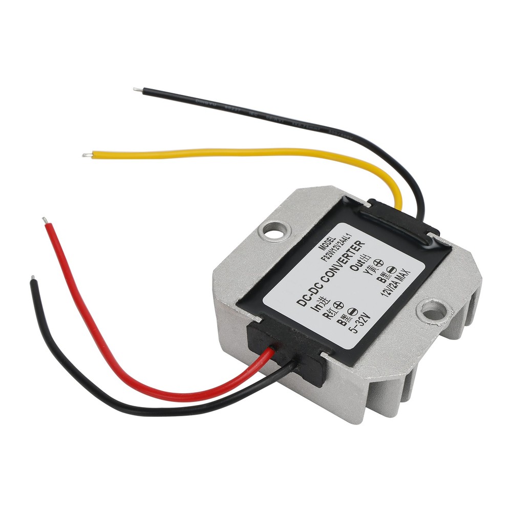 DC-DC 5-32V to 12V 2A Automatic Voltage Stabilizer Power Converter Regulator US