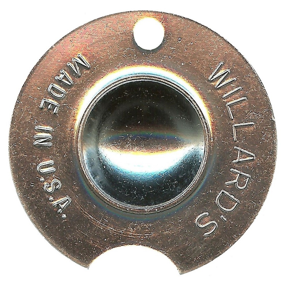 Willard's Pool Cue Tip Shape Tool Willards Dime Radius Champ Shaper