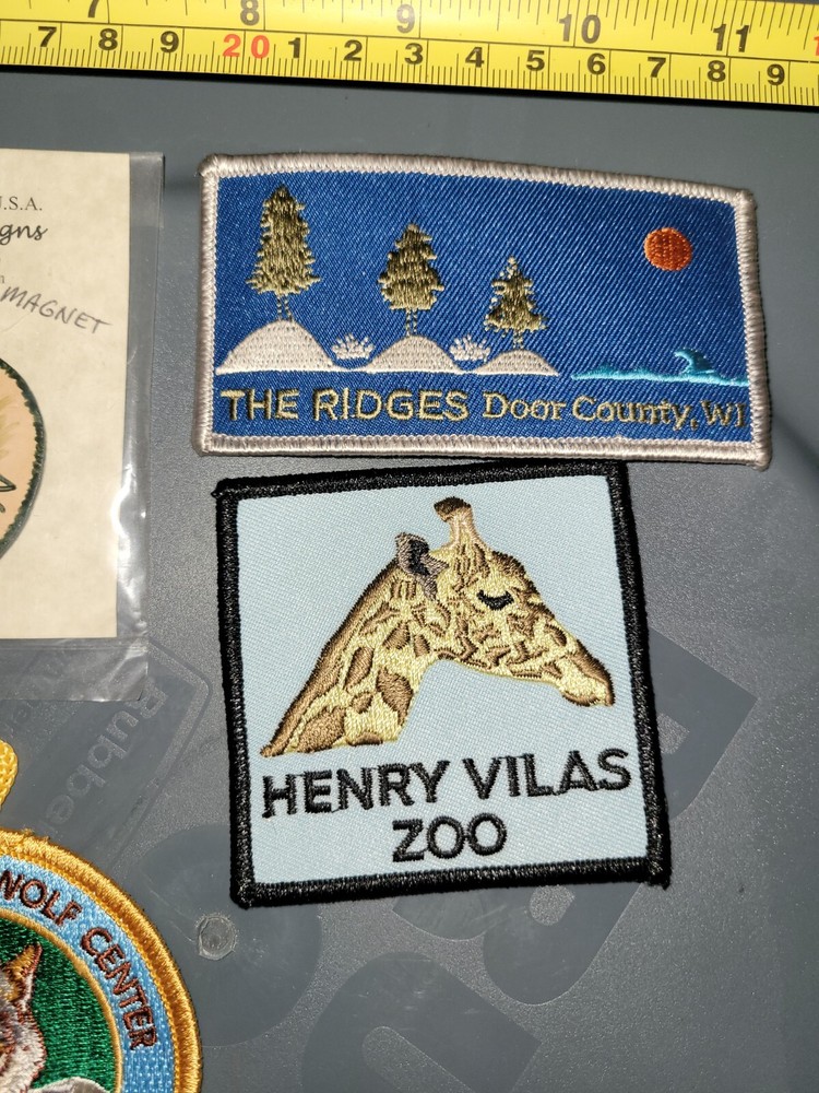 6 Patches And 1 Magnet Leather Ely,...