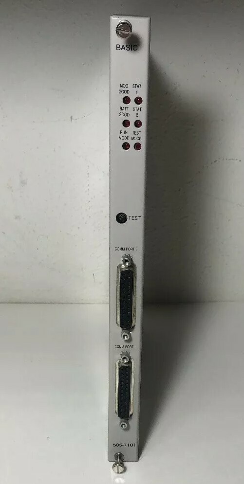 Siemens 505-7101 Basic Module PLC CTI Texas Instruments (Cleaned And Tested)