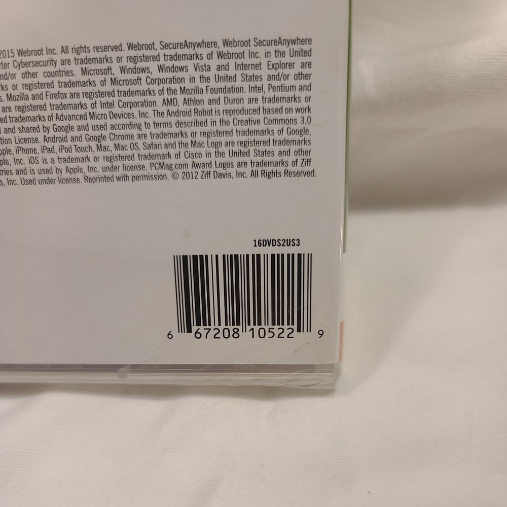 Webroot Secure Anywhere PC/Mac/Mobile Android & iOS-3 Devices Internet Security