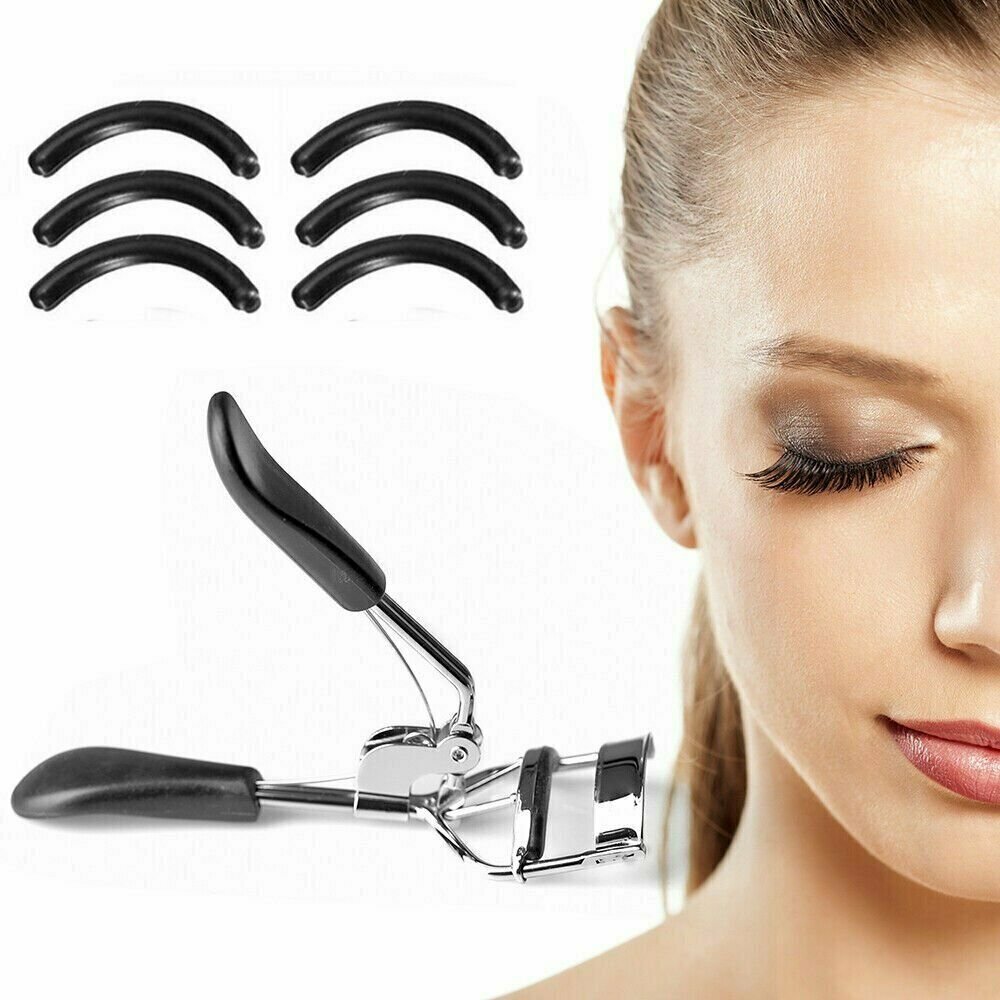 Eyelash Curler with 6 Pcs Refill Pads