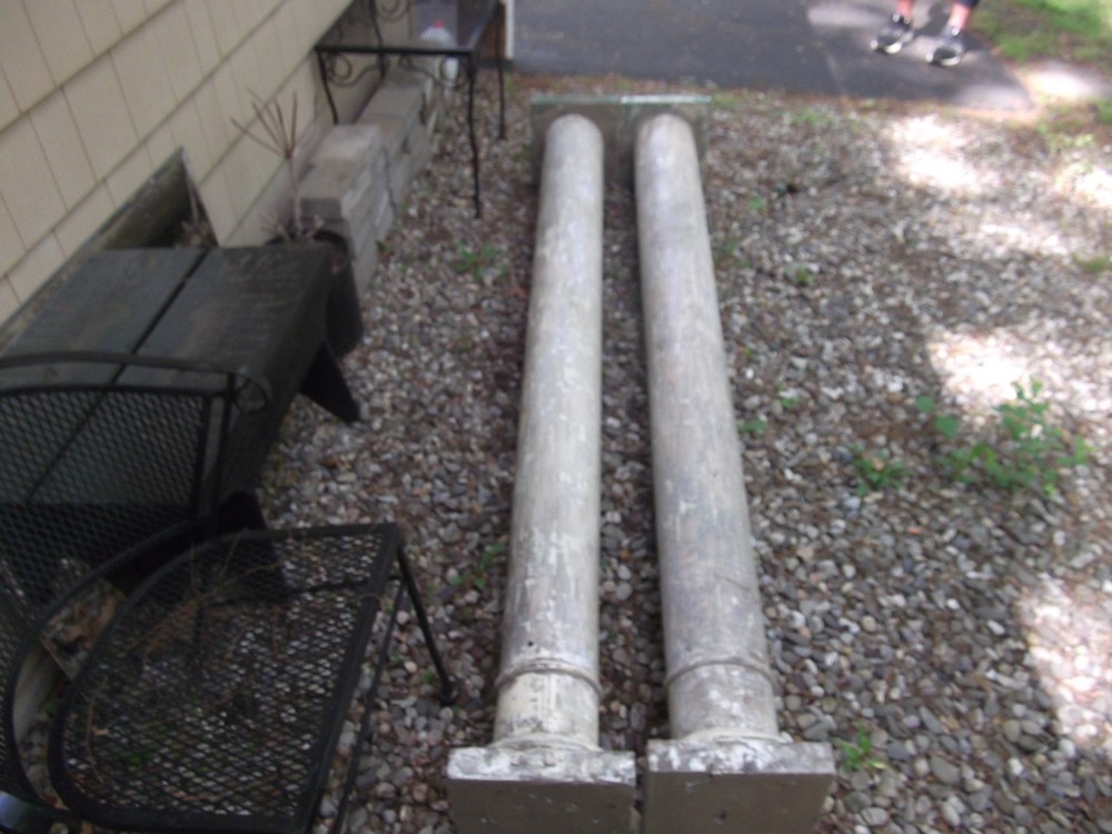Architectural Vintage Wood Columns - Beautiful