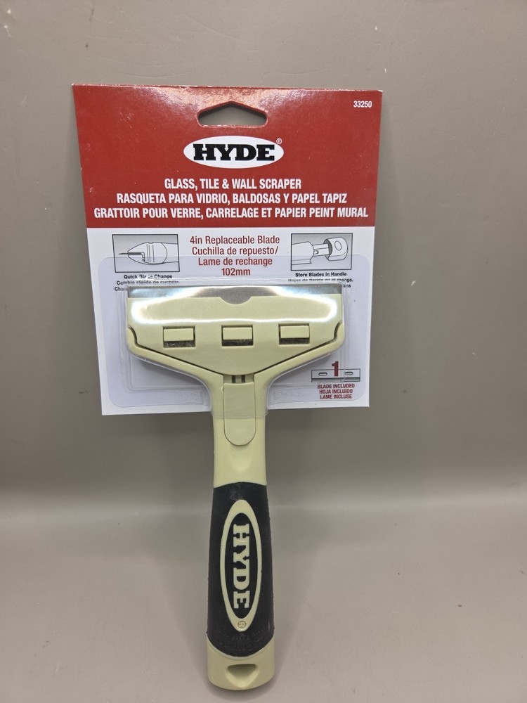 Hyde 4inch Glass,Tile,Wallpaper Scraper