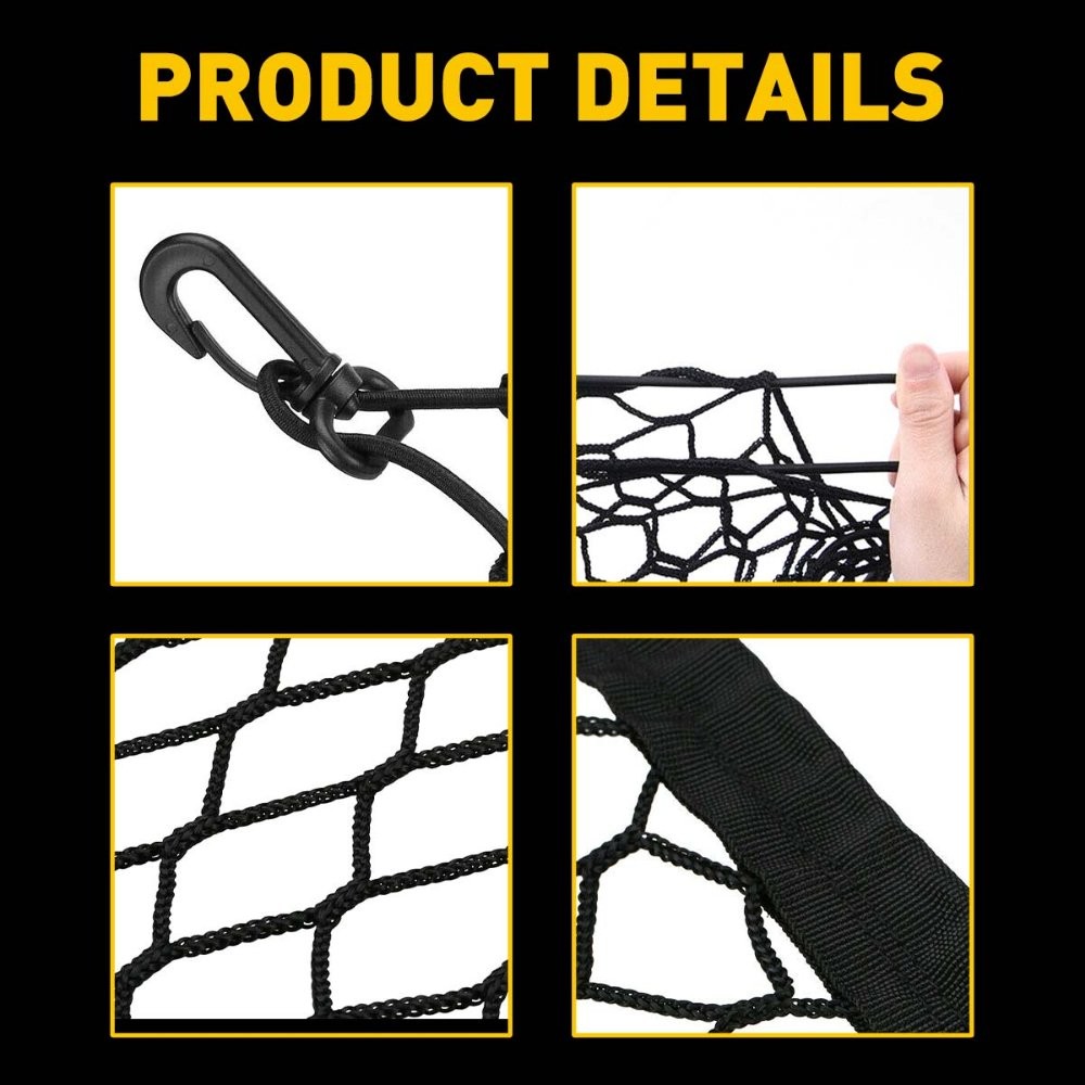 SUV Car Accessories Envelope Style Trunk Cargo Net Storage Organizer Universal