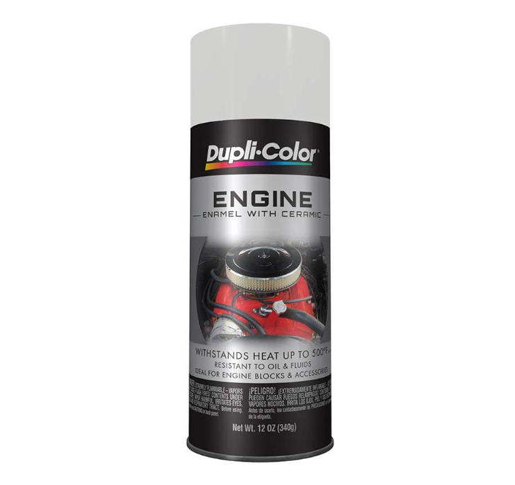Valve Cover White Caliper Engine Enamel Paint +Primer Rust Resistant Coating 2PK