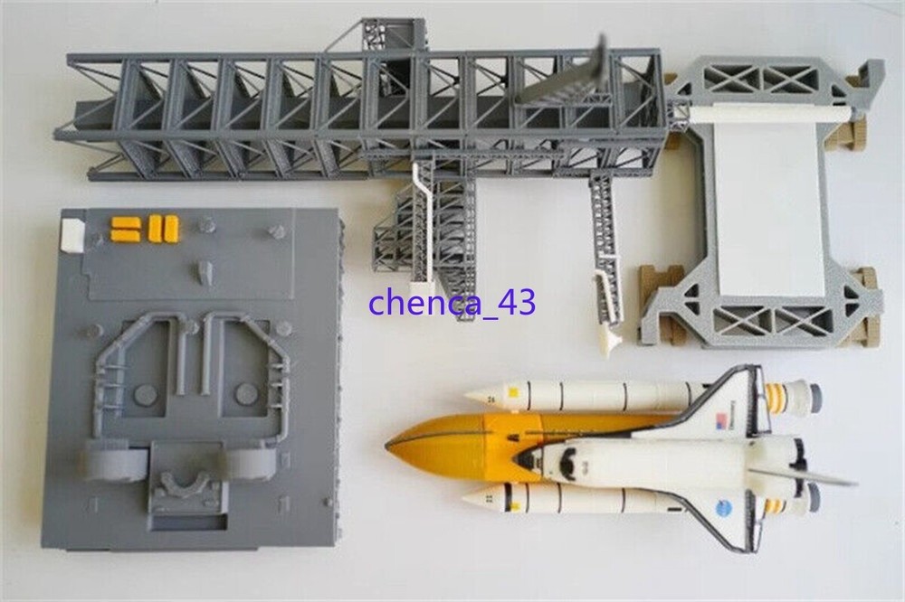 DIY 1/400 Space Shuttle Discovery Launcher Platform Painted Model Collection 1PC